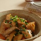 たけのこと鶏手羽のオイスターソース煮