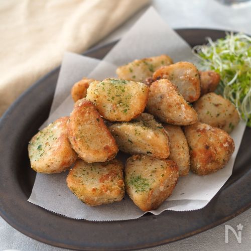 【里芋の唐揚げ】カリっほく♡簡単味付けこれひとつ！