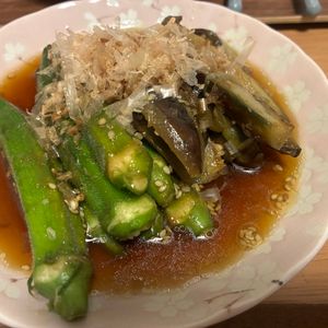 SNOOPY♡の作ってみた!投稿(【茄子とオクラの胡麻つゆお浸し】夏に食べたいさっぱり副菜♬︎)
