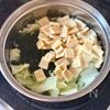 乾物でかさ増し♪キャベツと高野豆腐とわかめの味噌汁の工程1
