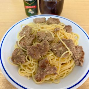 Tsuneaki Okadaの作ってみた!投稿(ワンパンで楽々♪皮無しソーセージ【サルシッチャ】のパスタ)