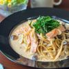 パスタの別茹で不要✨とろける鮭のクリームパスタ🍝の工程3