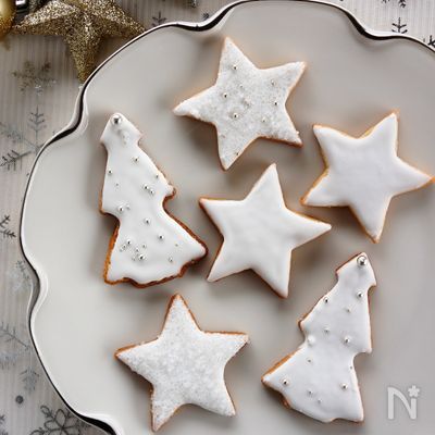 クリスマスのアイシングクッキー