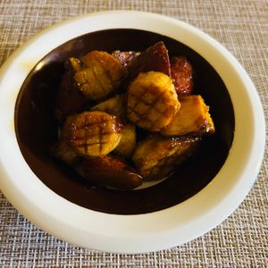 puricoの作ってみた!投稿(さつまいもとエリンギの甘辛バター炒め)