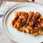 レンジで絶品！カレー照り焼きチキン