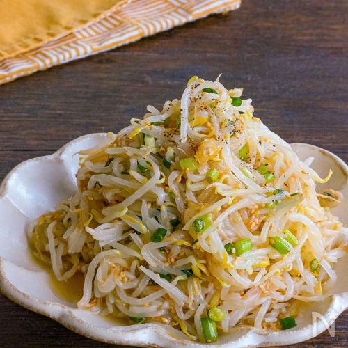 しゃきしゃき食感!!黒豆もやしのナムル