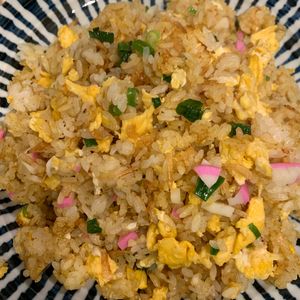 ぐ〜たら子の作ってみた!投稿(香ばし＊桜えびのカレーチャーハン)