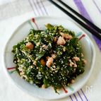 ワカメとたらこの炒め物