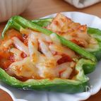 作業時間は3分🫑〈キムチーピーマン〉この味クセになる！