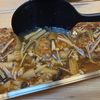 さめおかの作ってみた!投稿(【ワンパン！３種のきのこの和風煮込みハンバーグ】)