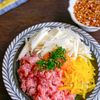 新玉だれで食べるとろタク長芋の工程2