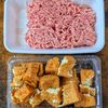 【厚揚げの豚ひき肉あん】包丁いらずパパっと完成✨️の工程1