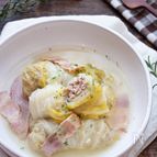 【ヘルシーおかず】豆腐入り！塩麴の和風ロール白菜