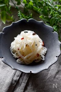 花椒香る♪シビ辛！大根のラーパーツァイ風中華マリネ