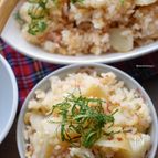 【牛乳消費】相性抜群♡じゃが芋とタラコの牛乳炊き込みご飯♡