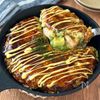 【えびとアボカドのチーズお好み焼き】とろける食感で最高♪