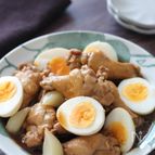 【手羽元のオイポンガーリック煮】全部入れて煮るだけ♪超簡単！