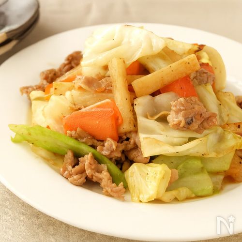 〈くらし薬膳〉キャベツと豚肉のオイスターソース炒め