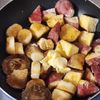 さつまいもとエリンギの甘辛バター炒めの工程4
