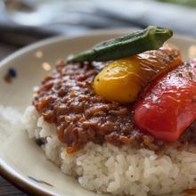 トマトキーマカレー【重ね煮で簡単♡】