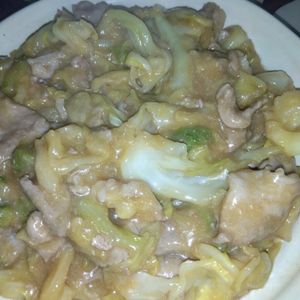 たぬきパパの作ってみた!投稿(【旨辛味噌豚】材料2つで最強ご飯泥棒🍚)