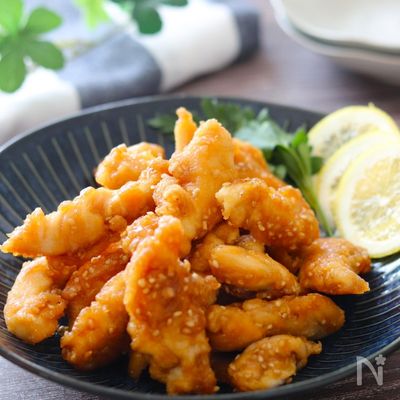 【ささみの中華から揚げ】漬け込み不要で揚げずにちょっぱや!