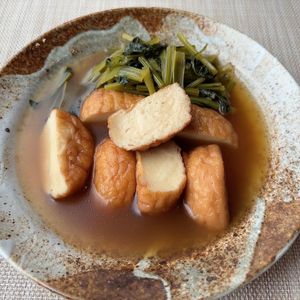 mi♡の作ってみた!投稿(小松菜とがんもどきのうま煮【作り置き】)