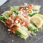 最高の組み合わせ♡水菜ベーコン