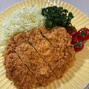 楽ラク手抜キッチン🐶🐾の作ってみた!投稿(【お店みたいなロースとんかつ】おうちで感動の仕上がり！)