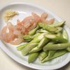 明日もがんばるビールのツマミ　アスパラガスと海老のタイ風炒めの下準備
