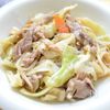 ワンパン簡単【豚こま肉と野菜炒め】一人暮らしに1皿で栄養満点
