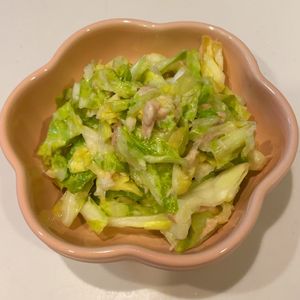 みわの作ってみた!投稿(マヨ控えめでも満足♩キャベツのツナサラダ)