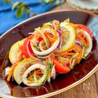 イカとたっぷり野菜のまろやか塩麹マリネ