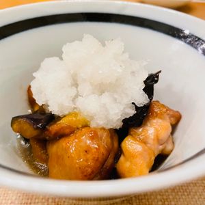 ちひろの作ってみた!投稿(300万再生【鶏肉とナスのさっぱりおろしポン酢】)