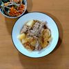 かおちゃんの作ってみた!投稿(【ひき肉とじゃがいもの麻婆チャプチェ】やみつき/子供が喜ぶ)