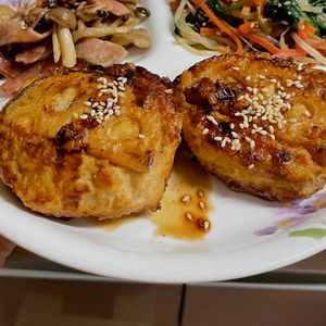 ケの作ってみた!投稿(【甘酢蓮根つくねバーグ】絶品褒められおかず♡)