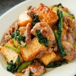 ご飯進む！『厚揚げと豚こまの旨だれ炒め』厚揚げのご馳走♡