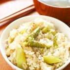 和風だし香る♪アスパラガスの炊き込みご飯