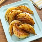 とろあま♡新たまねぎの粒マスタード焼き
