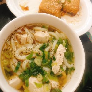 煌蓮mamの作ってみた!投稿(ゴマ油香る♡『鶏ネギうま塩うどん』)