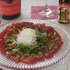 まぐろの中華風カルパッチョ