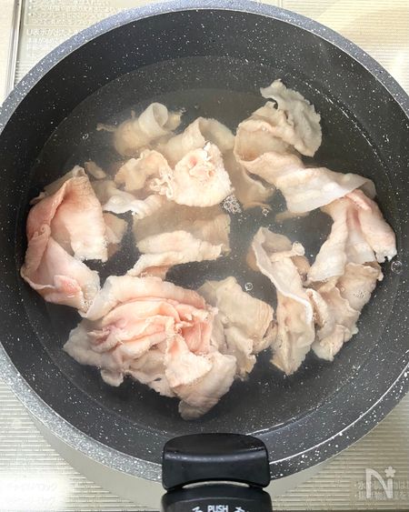 柔らか豚しゃぶサラダ工程2