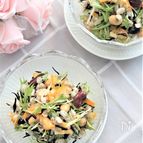 混ぜるだけのきんかん入り押し麦とひじきのサラダ