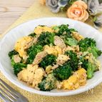 ＊ブロッコリーのツナたまコンソメ炒め＊ご飯が進む簡単おかず♪