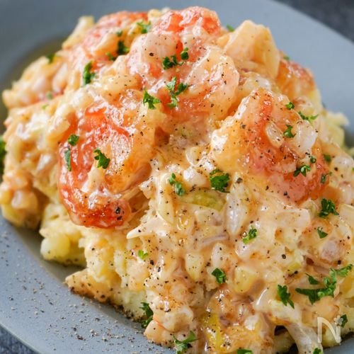 激うま♡『海老チリマヨのチーズポテサラ』食べ過ぎ注意‼︎