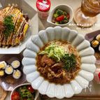 豚肉の梅ダレ炒めそうめん♪