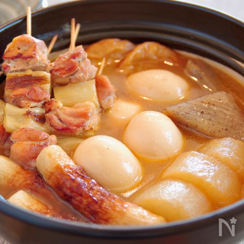 鶏の旨みたっぷりのねぎま入りおでん