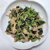 ふうかの作ってみた!投稿(『舞茸とほうれん草の胡麻和え』栄養満点♪ダイエット美容にも♡)