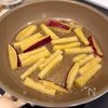 秋のごちそう【とろ~りチーズソースがけさつまいもスティック】の工程3