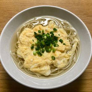 Nao★彡の作ってみた!投稿(本当は秘密にしたい卵1個で
【ふわふわ卵とじうどん】)